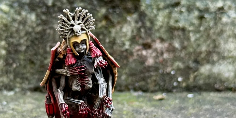 Four colours and a rock.